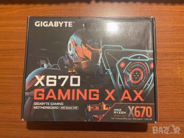 Дънна платка GIGABYTE X670 GAMING X AX сокет АМ5, DDR5, PCIe 5.0 M.2 SSD, снимка 2 - Дънни платки - 48651991