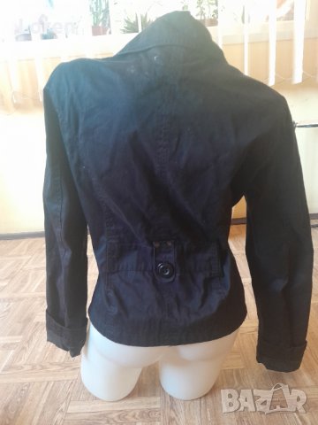 Дамско черно сако с панделка, снимка 5 - Сака - 42058185