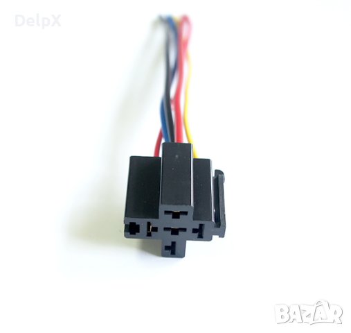 Цокъл за автомобилно реле 12V 40A 5pin, снимка 1