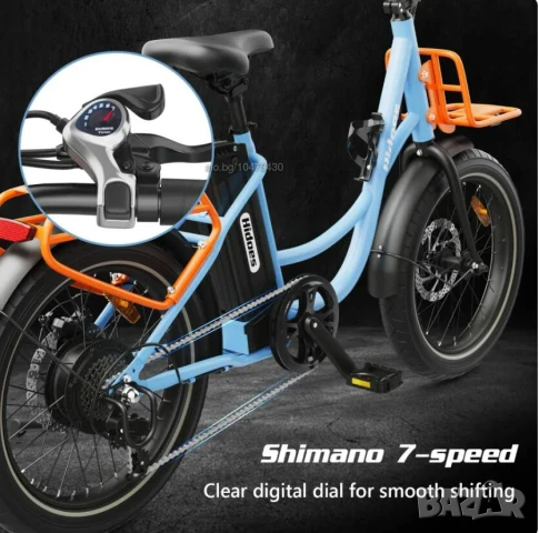 Електрически велосипед/колело HIDOES C6 350W 13AH, снимка 7 - Велосипеди - 51324511