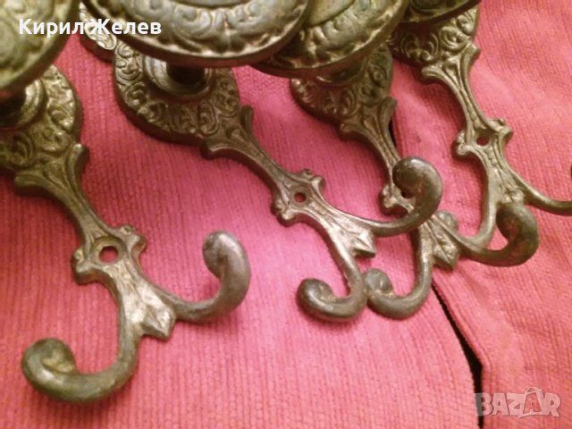 Бронзови закачалки А 504 , снимка 2 - Декорация за дома - 26049145