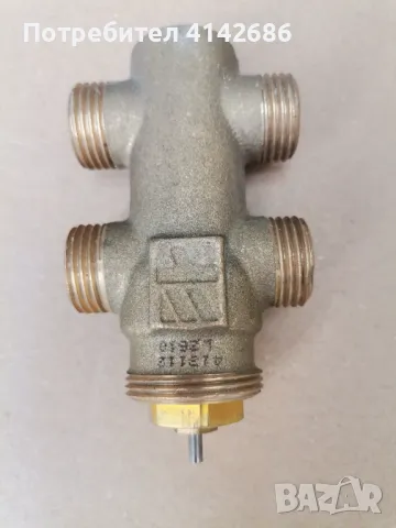 Зонов вентил от месинг четирипортов, снимка 4 - Резервни части за машини - 48047521