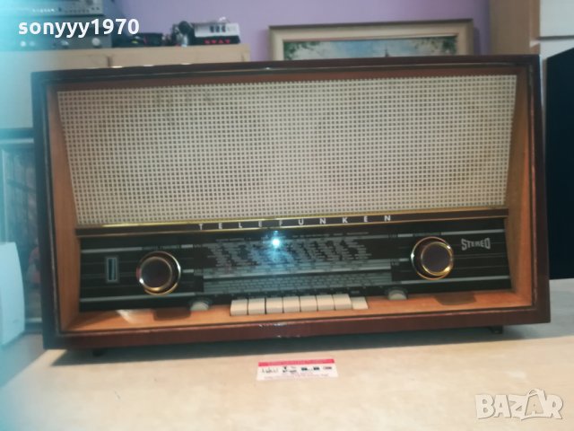 *telefunken tube stereo-антик 0502210840, снимка 4 - Ресийвъри, усилватели, смесителни пултове - 31689025