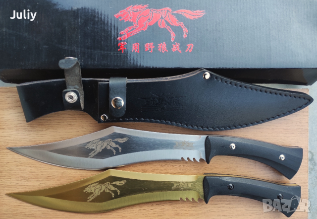 Тактически нож Вълк, снимка 2 - Ножове - 36499806