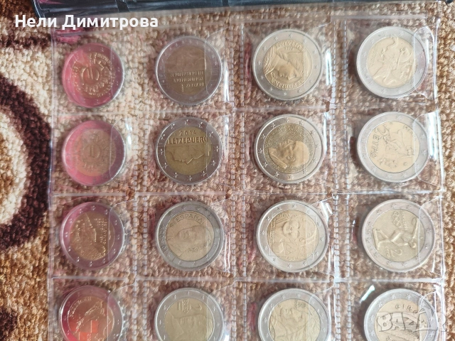 42 броя евро монети с различни гърбове , снимка 4 - Нумизматика и бонистика - 53887080