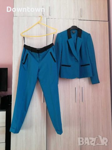 ATMOSPHERE  син дамски костюм#slim fit# комплект от панталон и сако , снимка 7 - Костюми - 29267205