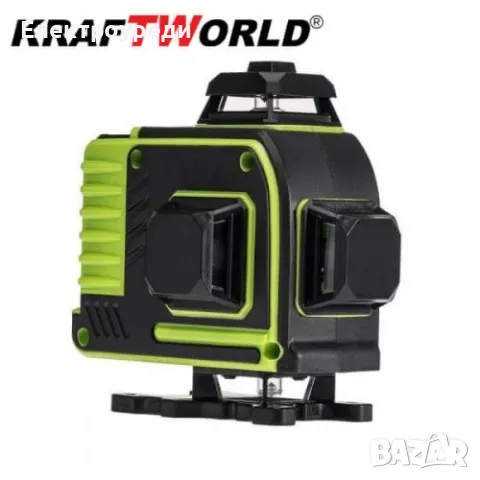 Немски 4D Лазерен Нивелир с 16 линии (четири точков) самонивелиращ се, със зелен лазер, снимка 3 - Измервателни инструменти - 47617649