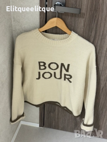 пуловер bonjur, снимка 2 - Блузи с дълъг ръкав и пуловери - 52406229