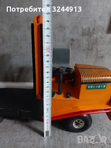 Стара рядка дървена играчка мотокар VOI-019 , снимка 7 - Други ценни предмети - 47479318