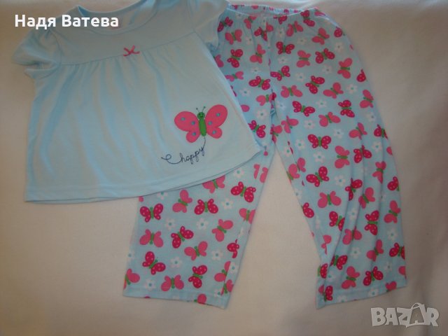 Пъстра пижама на Child of mine carteris за 4Т г. момиче, снимка 2 - Детски пижами - 30533780