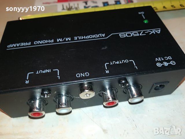 🛑AK-760S AUDIOPHILE M/M PHONO PREAMP 1909220926М, снимка 12 - Ресийвъри, усилватели, смесителни пултове - 38045588