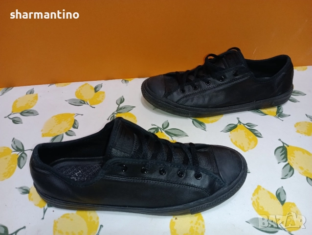 Converse кожени N 40 - 27 лв, снимка 2 - Кецове - 51449174