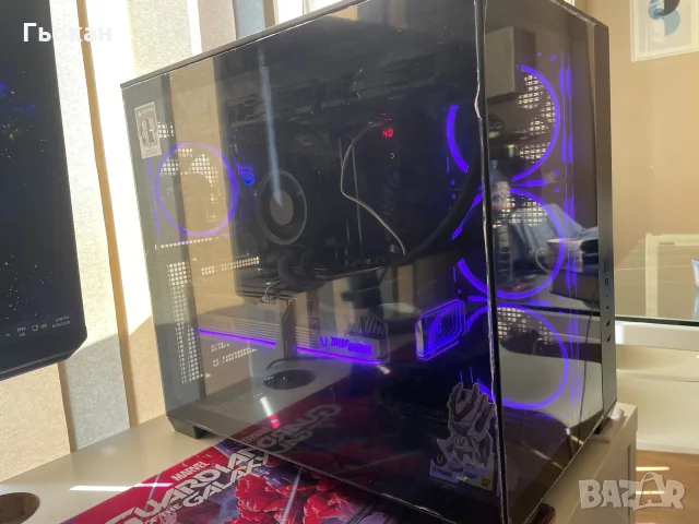 Продавам Геймърски компютър RTX 5080 / Ryzen 7 9800X3D / 4TB Gen5 / Гаранция, снимка 8 - Геймърски - 55739783