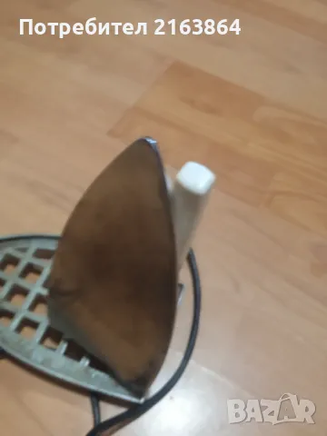 стара българска ютия 1969 г, снимка 6 - Антикварни и старинни предмети - 47394007