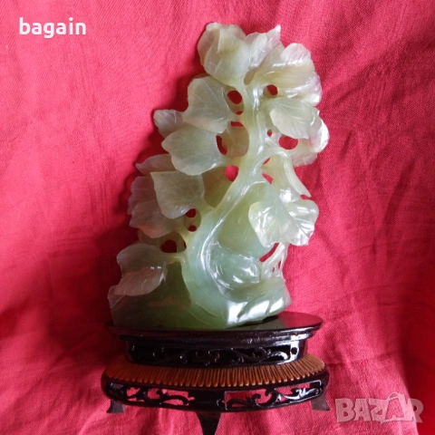 Нефрит- жадеид., снимка 3 - Антикварни и старинни предмети - 53945355