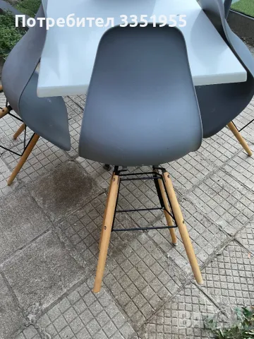 Трапезни столове 4 броя и маса, снимка 10 - Столове - 47453078