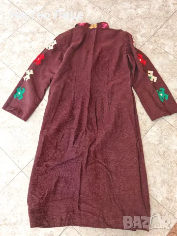 Старинна Дамска Рокля Носия Ръчна Изработка 1940те г, снимка 2 - Антикварни и старинни предмети - 50243285