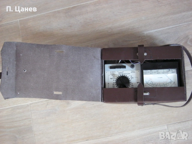 Руски Аналогов Мултиметър с кожена чанта., снимка 3 - Друга електроника - 54223082