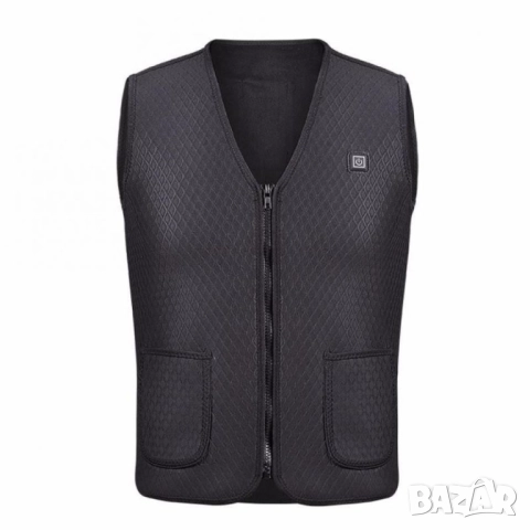 Унисекс електрически термичен елек за зимния период с USB свързаност , снимка 3 - Елеци - 52013296