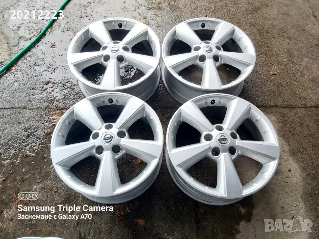 4 броя алуминиеви джанти за Nissan Qashqai 17, снимка 3 - Гуми и джанти - 47926639