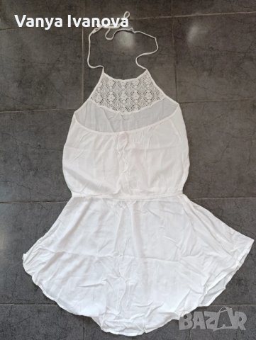 Yamamay бяла плажна рокля, снимка 3 - Рокли - 50747516