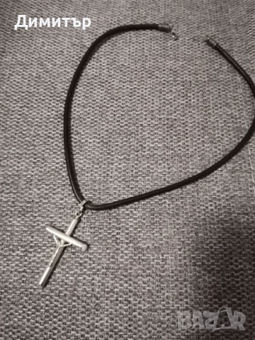 Сребърен кръст - висулка