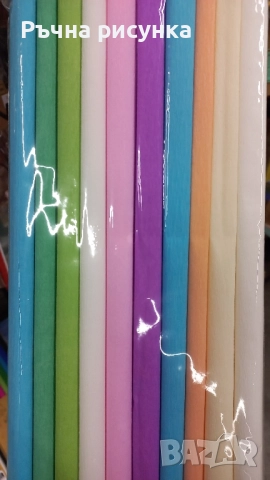 Креп хартия на ролка , снимка 4 - Декорация за дома - 48621169