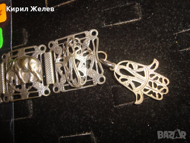 ГРИВНА ШАМБАЛА ПОСРЕБРЕН БРОНЗ ИЗКЛЮЧИТЕЛНО ФИНА и КРАСИВА МАЙСТОРСКА ИЗРАБОТКА 17137, снимка 8 - Гривни - 31347285