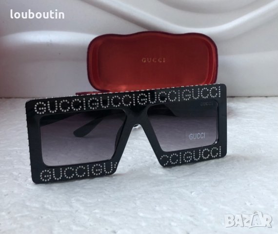 Gucci дамски слънчеви очила с камъни маска, снимка 9 - Слънчеви и диоптрични очила - 31091094