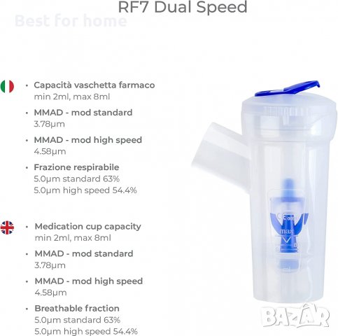 Nuvita 5020A инхалатор 2 в 1, снимка 4 - Медицинска апаратура - 40172167