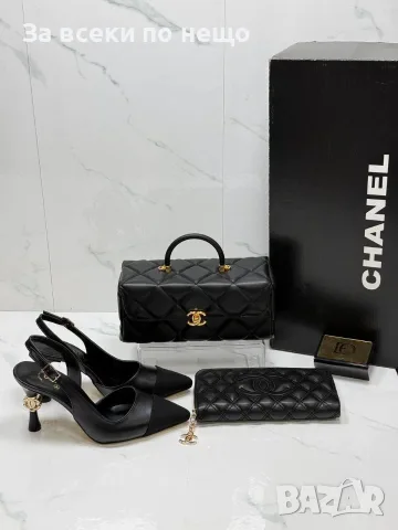 Chanel Дамски Обувки На Ток Шанел - Различни Цветове И Модели Код SB-73, снимка 4 - Дамски обувки на ток - 55726684