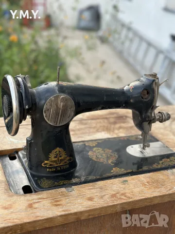 Made in USSR Antik sewing machine, снимка 5 - Антикварни и старинни предмети - 56255134