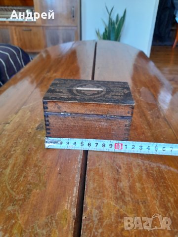 Стара дървена касичка #5, снимка 4 - Други ценни предмети - 44312008