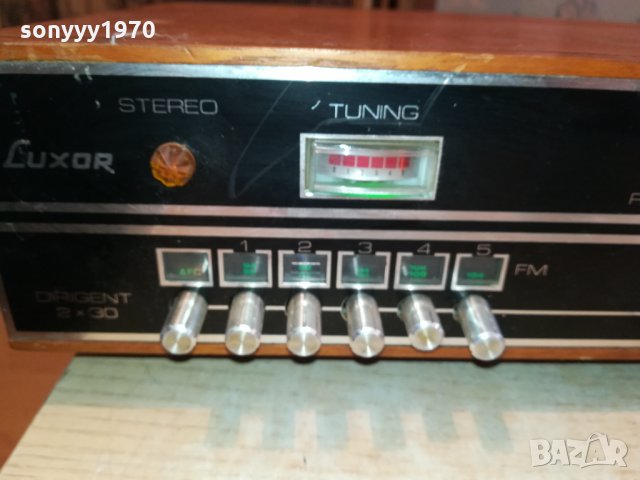 LUXOR DIRIGENT 2X30W-MADE IN SWEDEN 2012211118, снимка 11 - Ресийвъри, усилватели, смесителни пултове - 35195850