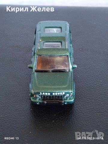 Метална количка ДЖИП ЛЕНД РОУВЪР ДИСКАВЪРИ за КОЛЕКЦИЯ ДЕКОРАЦИЯ 51342, снимка 2 - Колекции - 51821967