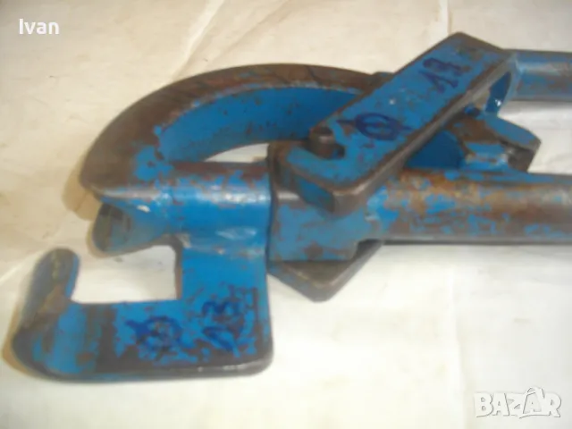 РЪЧЕН ТРЪБОГИБ 18мм Старо немско качество уред огъване метални дебелостенни тръби всякакви 65см/3 кг, снимка 9 - Други инструменти - 47757201