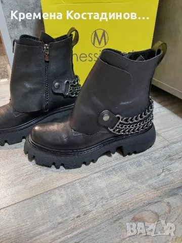 Естествена кожа - 37н., снимка 10 - Дамски боти - 48685440