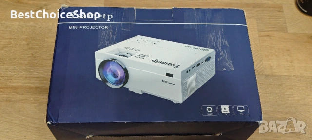 Мини мултимедиен проектор ysametp, full hd, 10000 lumens, hdmi, vga, usb, дистанционно, снимка 3 - Плейъри, домашно кино, прожектори - 54102694
