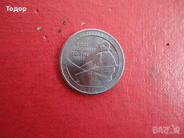 Четвърт долар Quarter Dollar 2016, снимка 4 - Нумизматика и бонистика - 48425674