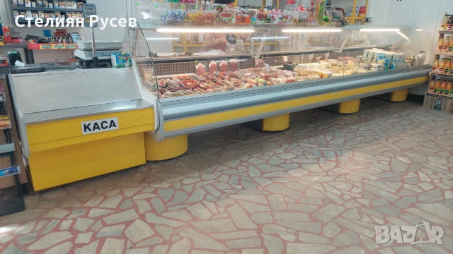 хоризонтална хладилна витрина 5 метра цена 4250 лв - 5 метрова , с две прегради и 2 мотора (може и с