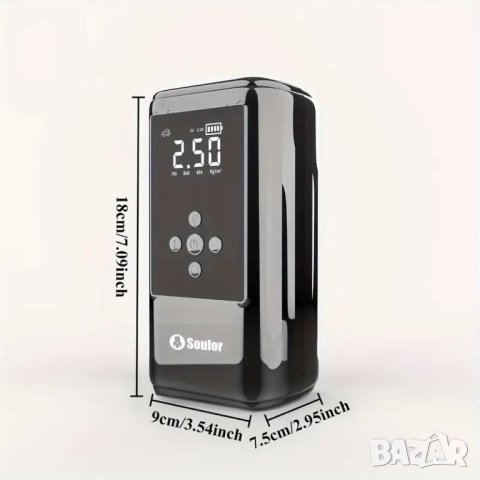 Комбиниран Jump Starter (бичѐ), Power Bank със 150 PSI компресор и LED фенер , снимка 2 - Аксесоари и консумативи - 52428074