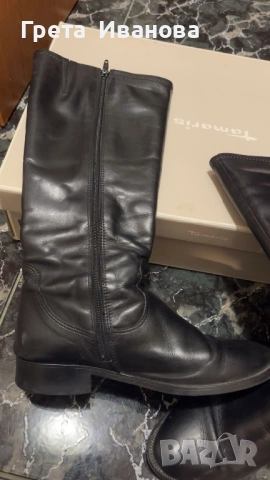 Ботуши от естествена кожа Tamaris, снимка 2 - Дамски ботуши - 52719527