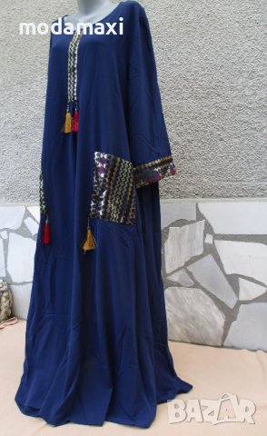 3XL/4XL Нова рокля Shein в тъмно синьо , снимка 4 - Рокли - 42164527