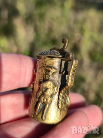 Винтидж Антична шевна ролетна, метална хама, снимка 7 - Колекции - 52015478