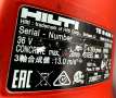 Hilti TE 6-A36 AVR - Акумулаторен перфоратор 2x36V 5.2Ah, снимка 5
