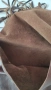 Мека дамска чанта от естествена кожа в "бохо стил" с ресни, снимка 9