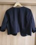 COMMA - тъмносиньо късо сако/болеро, снимка 2