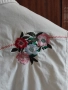 Бяла дамска риза с бродерия , снимка 7