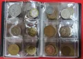 Колекция различни на вид монети в класьор 60 брОЯ, снимка 5