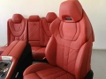 Нов салон седалки BMW XM X8 G09 Individual Leder Sakhir Orange Carbon, снимка 6